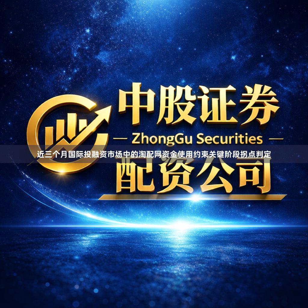 近三个月国际投融资市场中的淘配网资金使用约束关键阶段拐点判定