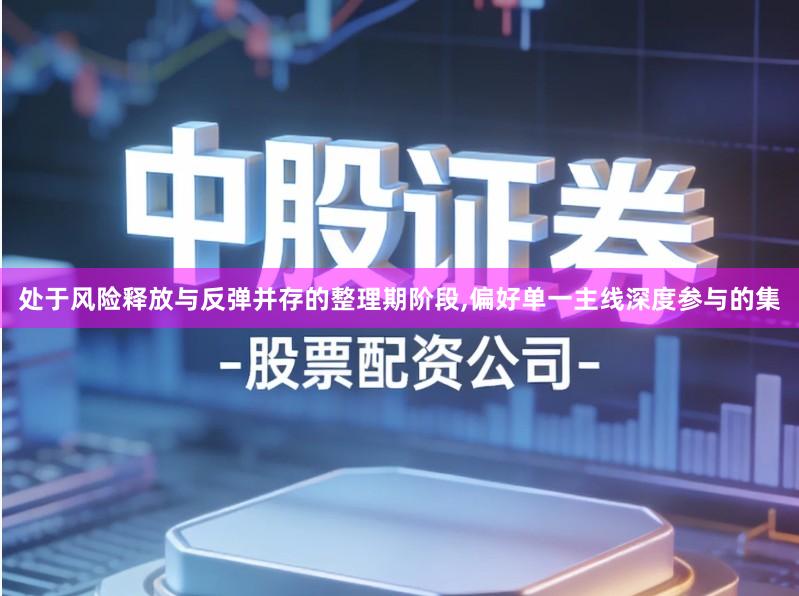 处于风险释放与反弹并存的整理期阶段,偏好单一主线深度参与的集